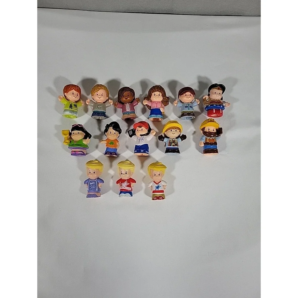Fisher Price Little People  LOT of 14 Random Toy Bundle Helpers Kids Family